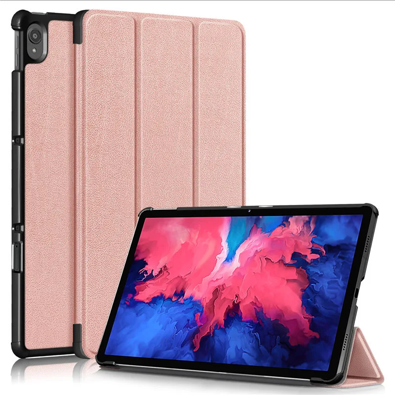 For Lenovo Tab P11 TB-J606F 11 inch case P11 Pro TB-J706F 11.5 inch Tablet cover Folio Stand with Auto Sleep/Wake case Film+ Pen