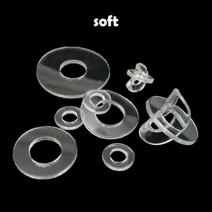 100 peças m1.6 m2 m2.5 m3 m4 m5 m6 m8 m10 m12 plástico rígido macio pvc transparente isolante junta lisa almofada anel espaçador arruela plana 6 principais vendas chinelos sublimação - №1