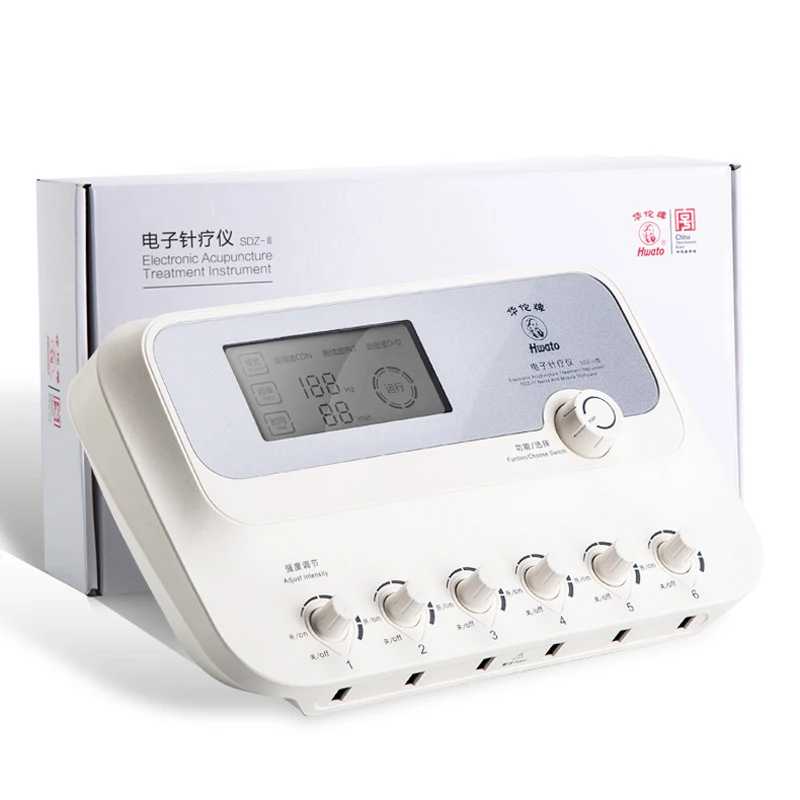 

Electric Muscle Acupuncture Needle Health Stimulator Nerve Muscle Electroacupuncture Care 6 Output Patch Massage Device SDZ 3