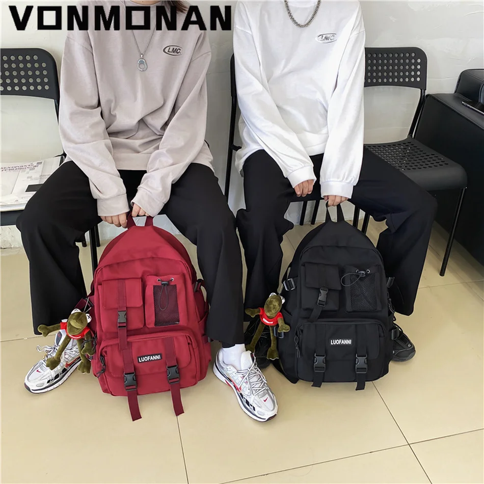 Women Boy Nylon Backpack Travel Mesh Female Student College School Bag Men Girl Cool Laptop Rucksack Male Fashion Book Bags Lady