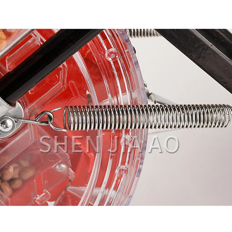 1PC Semeatrice Manuale Macchina Spinta A Mano Soia Arachidi Mais Seme Macchina Mano Spinta Rullo Punto Carosello Seme di Precisione Strumento