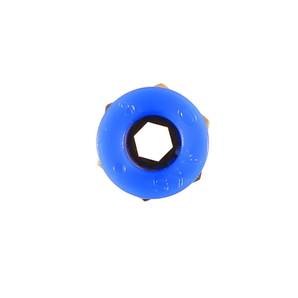 Conectores neumáticos para impresoras 3D, accesorios de extrusora de cabeza en J, acoplador rápido de tubo de PTFE, bowden PC4-01, 1,75mm, PC6-01, 3,0mm, 2 piezas