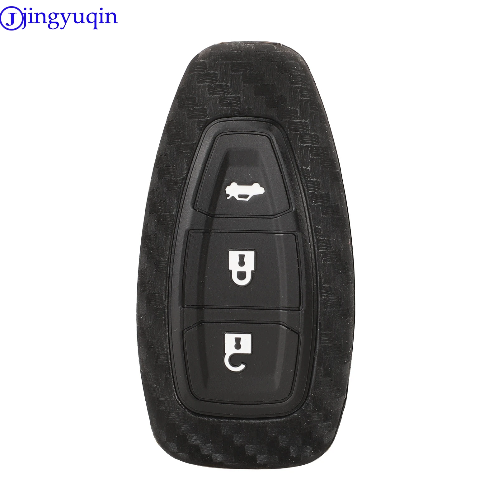 jingyuqin Remote Car Key Case Cover Remote Carton For Ford Focus C-Max Mondeo Kuga Fiesta B-Max Silicone