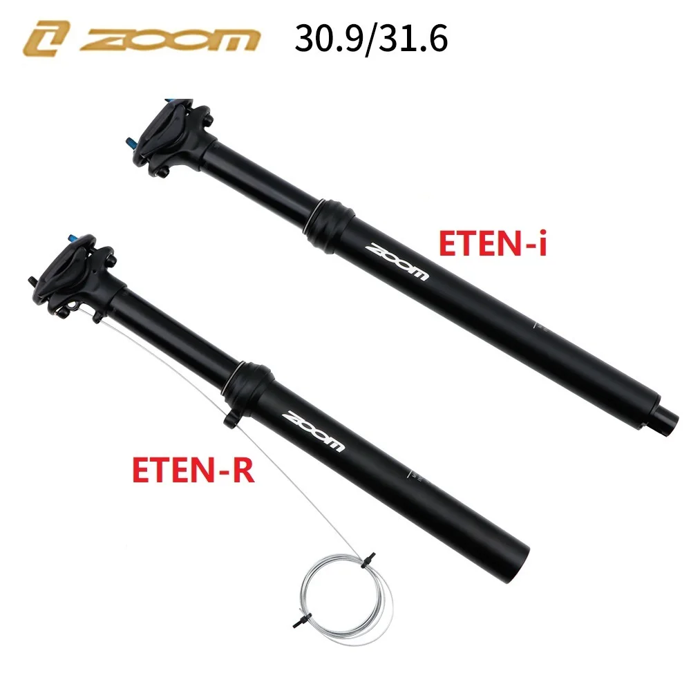 

ZOOM MTB Dropper Seatpost Remote Mountain Downhill Bike Height Adjustable Eten-R ETEN-i 30.9/31.6mm 100mm Travel Bike Tube