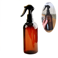 Brown 500ML Amber PET Spray Empty Bottles Trigger Sprayer Essential Oils Aromatherapy Perfume Refillable Bottle Free shipping