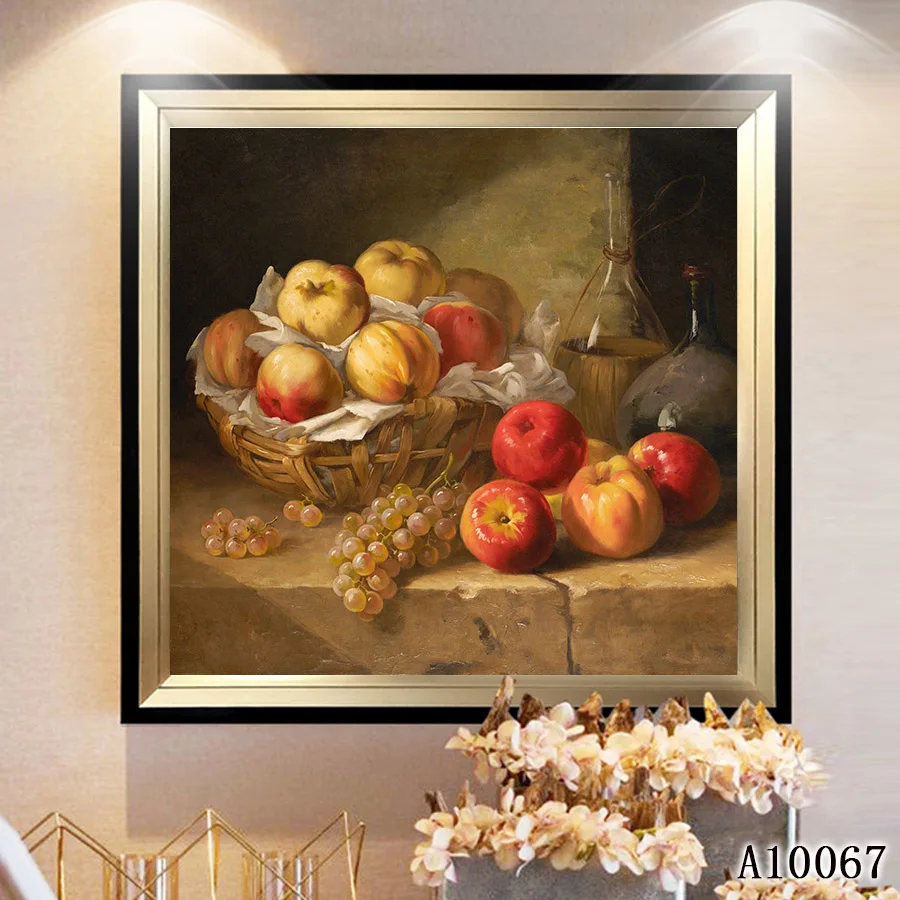 

Художественная Картина на холсте, современная абстрактная классическая картина маслом с фруктами на холсте, Настенная картина для домашнего декора