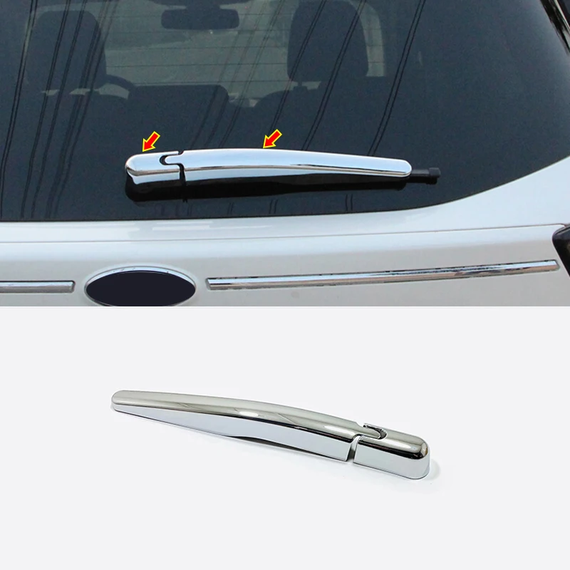 ABS Chrome/Carbon Fiber Car Rear Window Wiper Arm Blade Cover Trim Car Styling For Ford Explorer 2020 2021 Accessories 2pcs