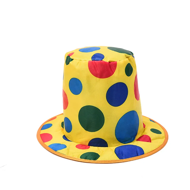 Disfraz de payaso para hombre y niño, sombrero con lazo para la nariz, accesorios de circo para fiesta, vacaciones, Festival, accesorios de Pascua