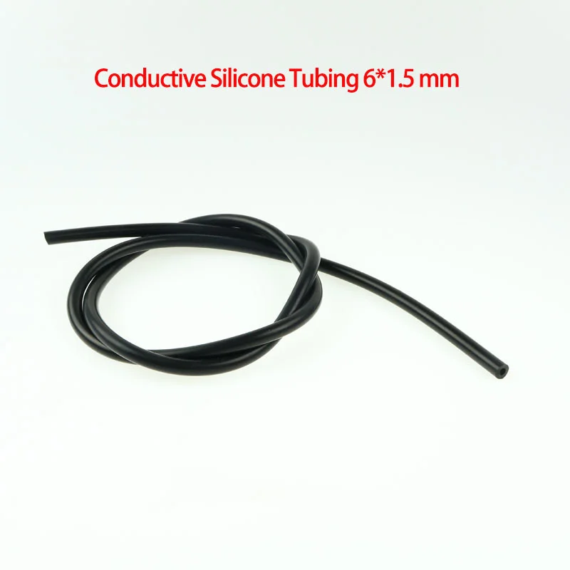 

Conductive Silicone Rubber Tube TENS / ESTIM / E-STIM Machine 6mm OD 1.5mm ID