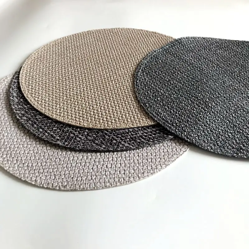 1PCS Table Mat Woven Placemat Pad Heat Resistant Bowls Coffee Cups Coaster Tableware Mat For Home Kitchen Party Supply