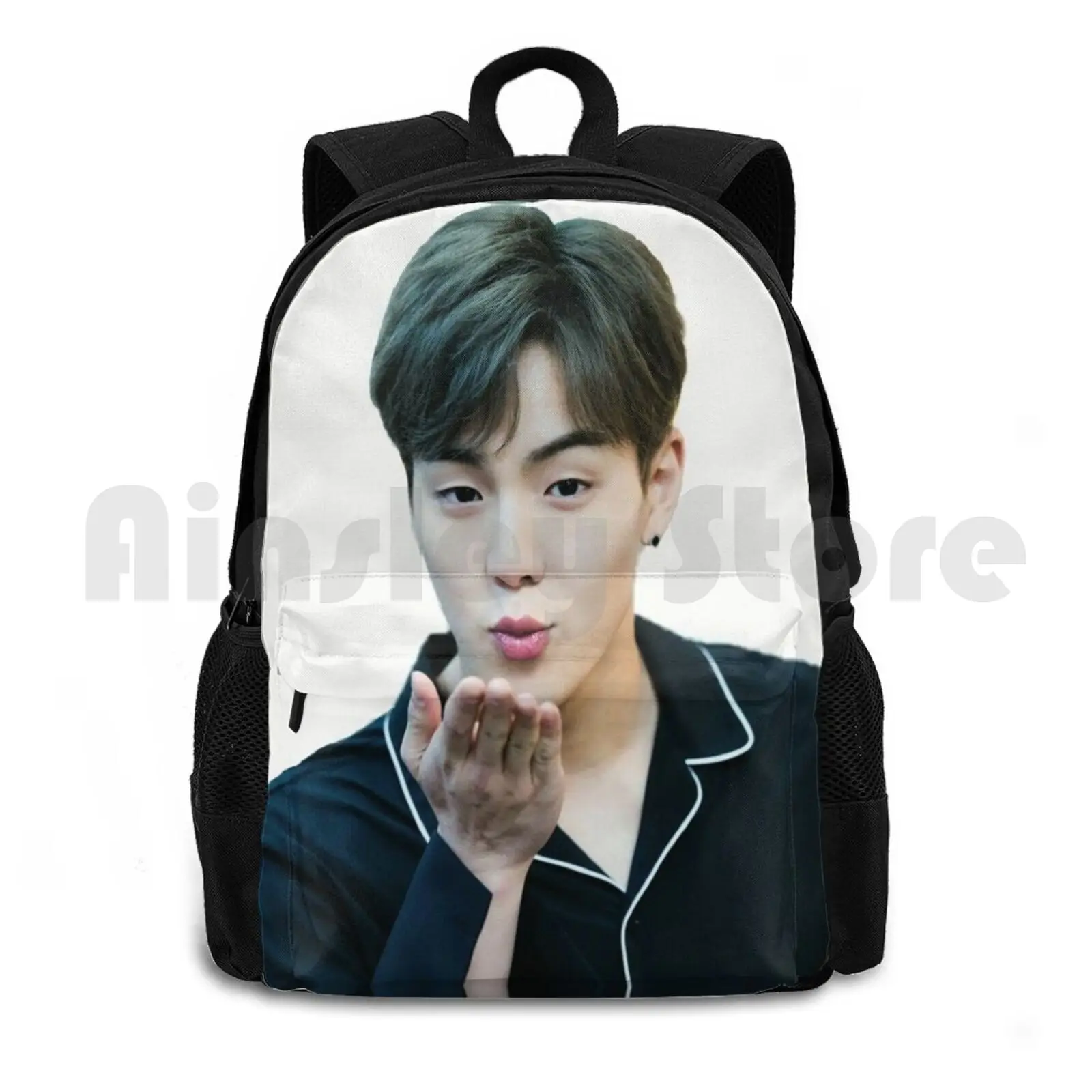 Shownu Outdoor Hiking Backpack Waterproof Camping Travel Monsta X Kpop Jooheon Wonho Shownu Hyungwon I M Minhyuk Kihyun Got