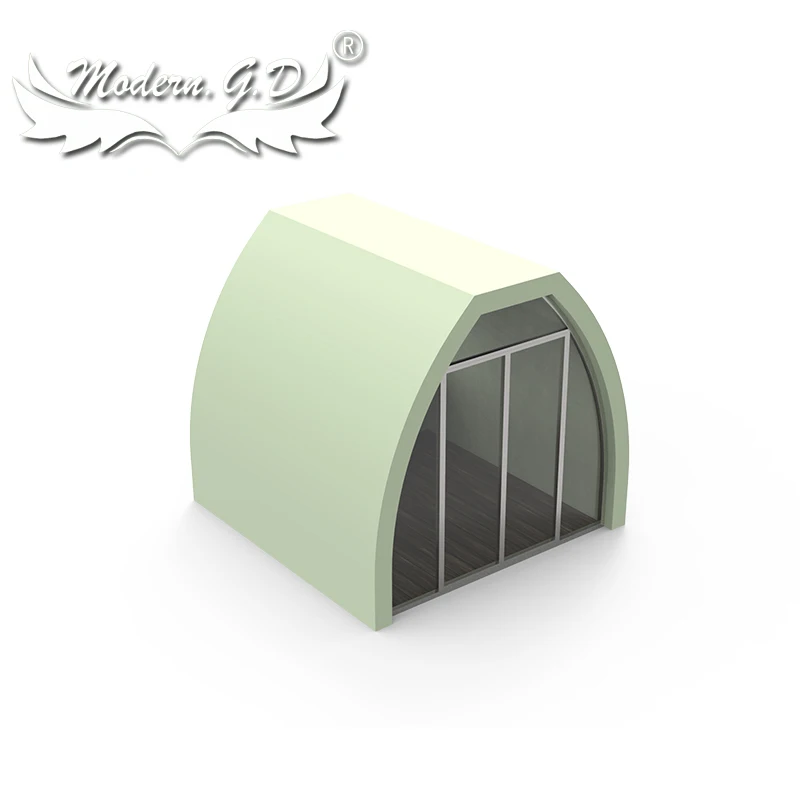 Customized Outdoor clamping Tent luxury steel prefab dome house