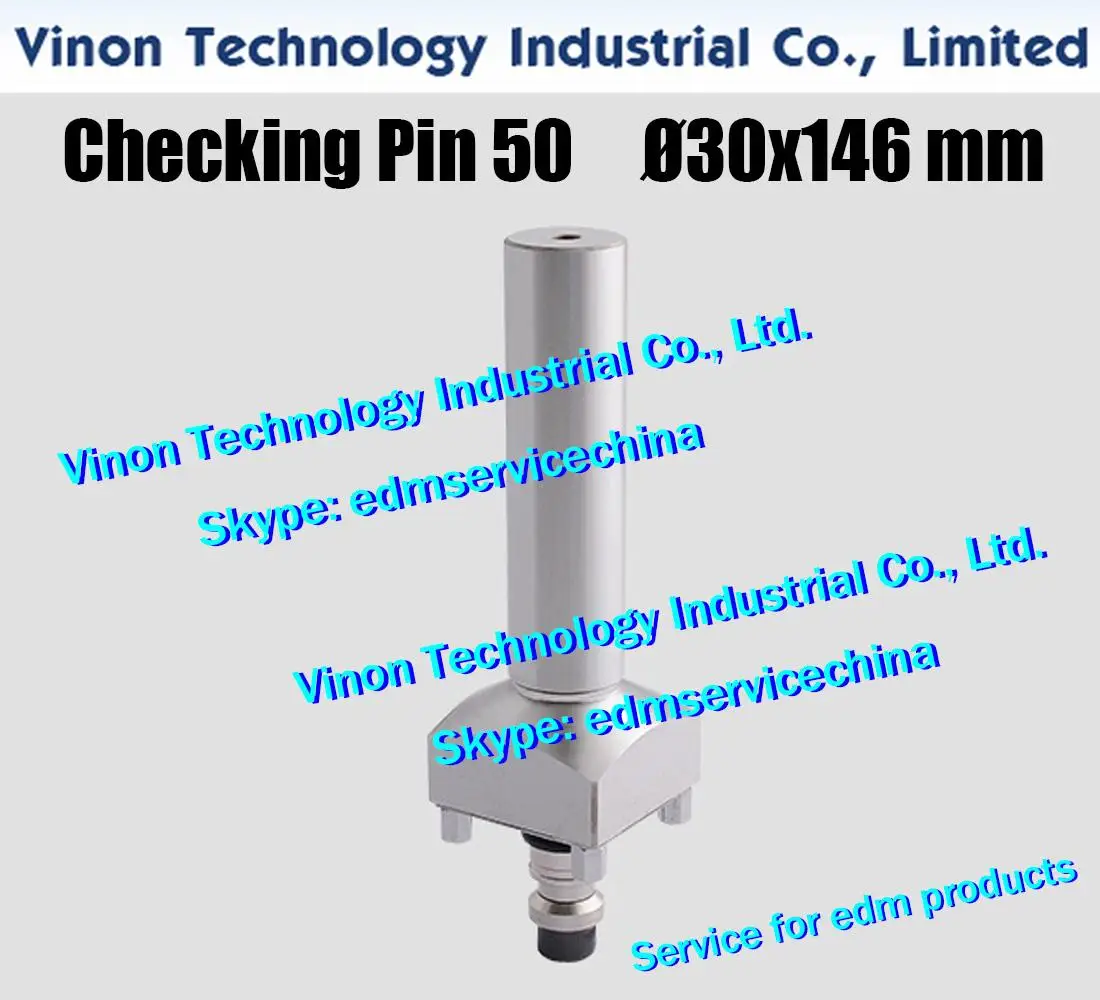 Checking Pin 50 for chuck alignment ER-010723 Ø30x146mm,ITS Measuring device.Alignment of radial, axial and angular position