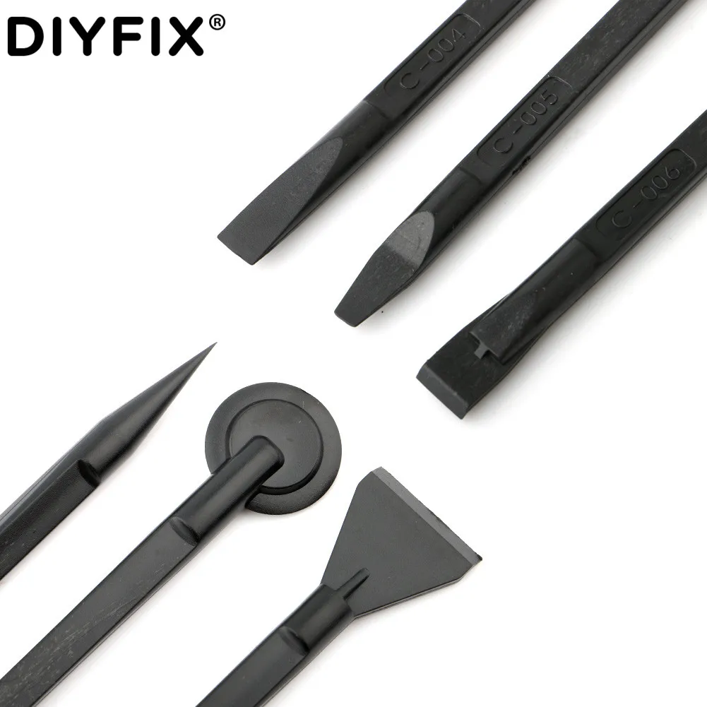 DIYFIX نسخة مطورة 10 قطعة من البلاستيك عتلة الهاتف المحمول مجموعة أدوات إصلاح تفكيك الكمبيوتر اللوحي أدوات فتح