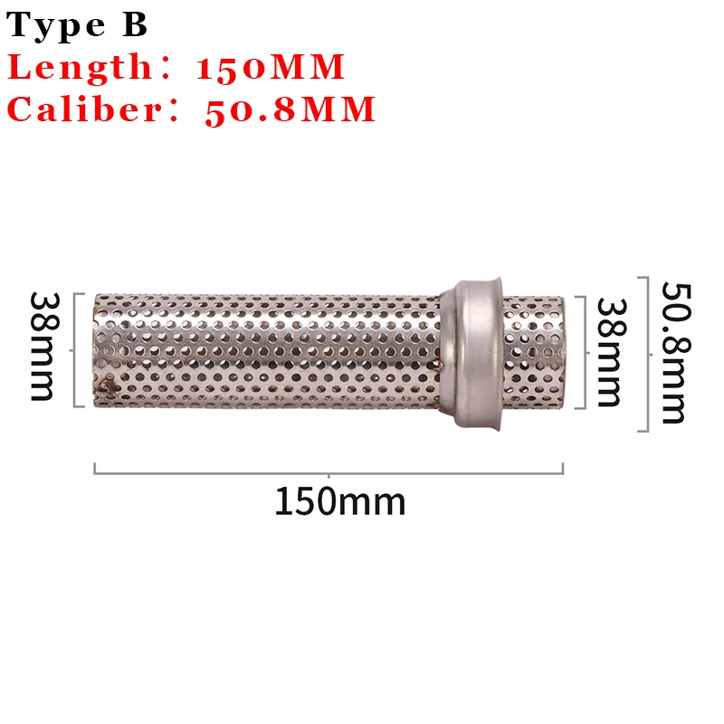 51mm 60mm Universal Motorcycle Exhaust Escape Modified Honeycomb DB Killer Silencer Reduce Noise For Yoshimura AR Racing Exhaust