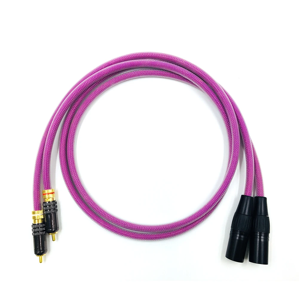 Haldane HIFI WBT-0144 Cavo audio da RCA a XLR maschio Cavo audio di interconnessione di riferimento bilanciato XLR a 3 pin per cavo XLO HTP1