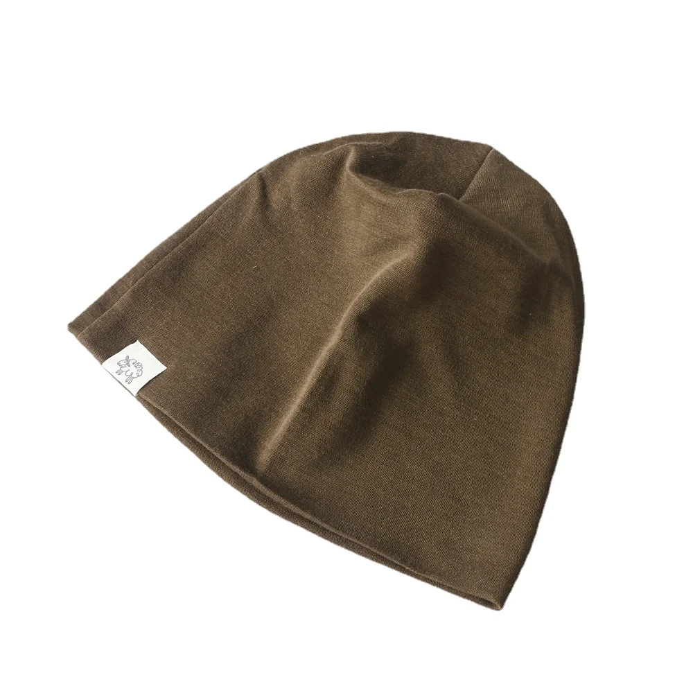 100% Wool Beanie Unisex Windproof Double Layer Cuffed Winter Hat Stretchy Amazon.com: Ababalaya 100% Wool Beanie for Men Women  main image 3