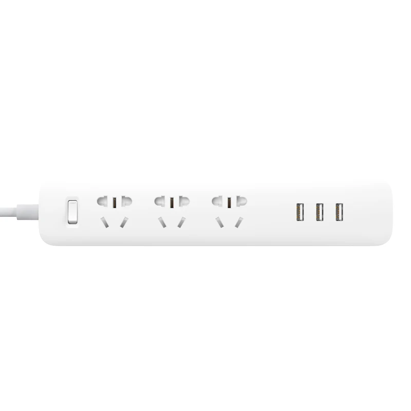 Original Xiaomi Plug-in Board Quick Charge Version 27W 3 USB Ports 27W MAX Fast Charging Overload Protection for Smart Home