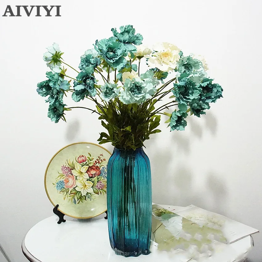 Simulation Daisy Flower Fashion Home Decoration Manual DIY Decor Artificial Flowers Tables for Lunch Gardening Goods for Home