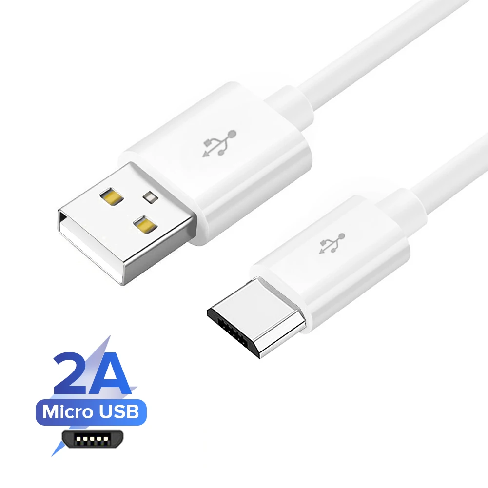 25/100/150/200/300cm Micro USB Charge Cable 2A Fast Charging Micro Data Cord For Huawei Samsung Xiaomi Android Mobile Phone