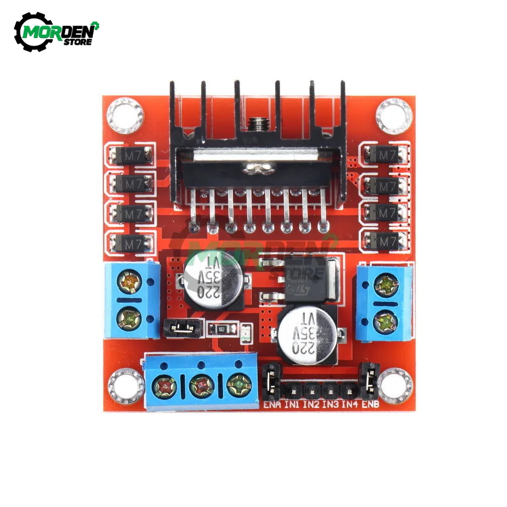 L298N Driver Board Module Stepper Motor Smart Car  Breadboard Peltier High Power DC Motor Driver for arduino Dropship