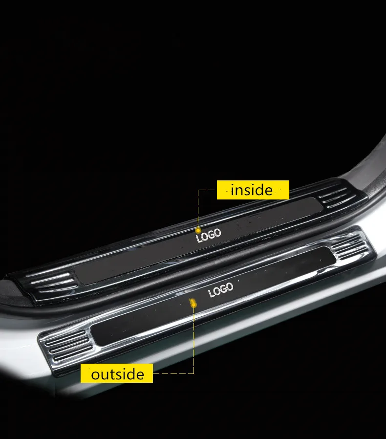 

Door Sill Scuff Plate Welcome Pedal Stainless Steel Car Styling Accessories For Hyundai Elantra 2021