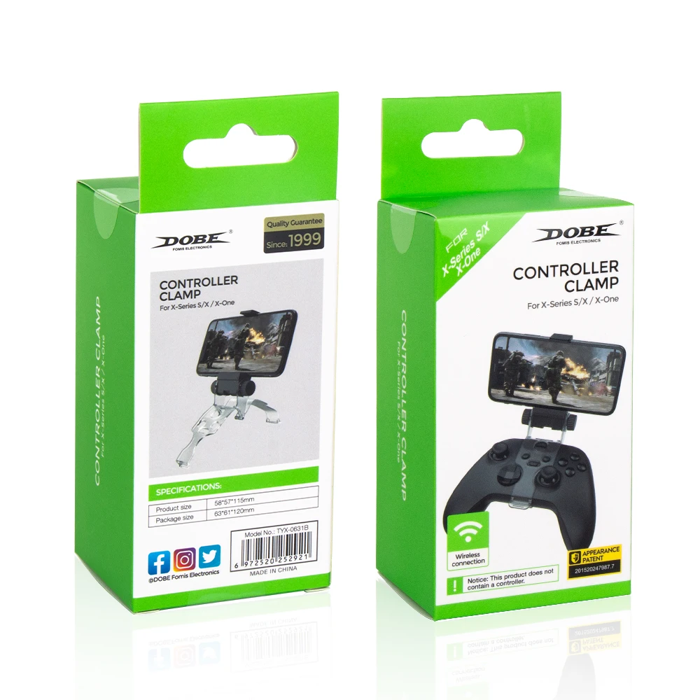 คอนโทรลเลอร์ไร้สาย180องศาปรับมุม6นิ้วโทรศัพท์มือถือสำหรับX-One Series X Gamepad