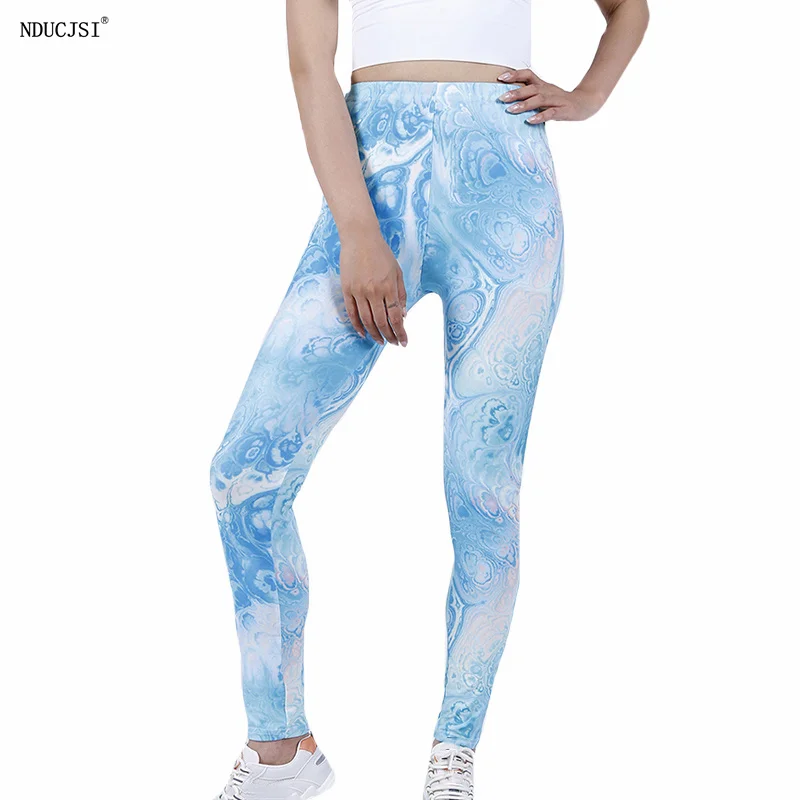 NDUCJSI Fashion Woman Pants Sexy Women Legging Printing Fitness Leggins Slim Stretchy  Push Up Sportswear Sexy Trousers Mujer