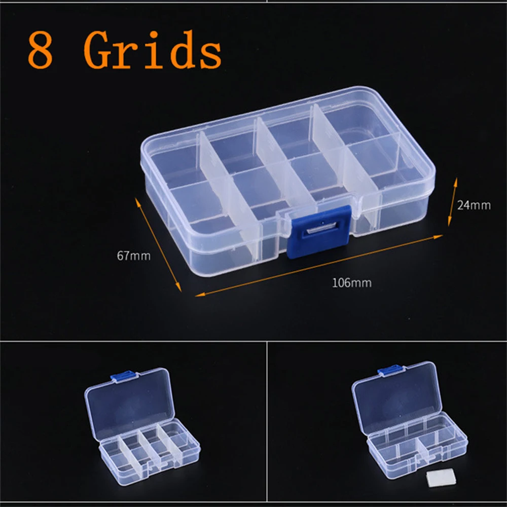 Compartment Storage Box for Jewelry, Earring, Bead, Screw, Toy Parts Holder, Display Organizer, Adjustable Container, 1-36 Grids