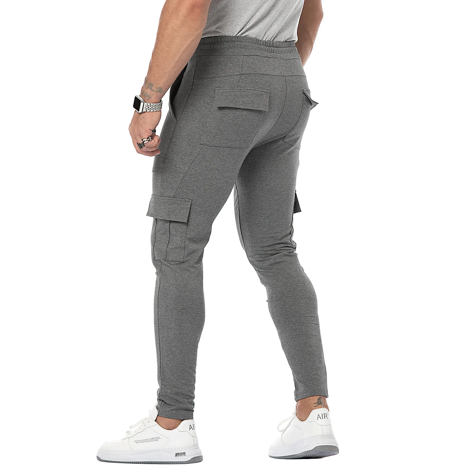 Sport Fitness Sweatpants Training Jogging Pants Cotton Streetwear Slim Fit Mens Running Track Pants Joggers Workout Gym Trousers