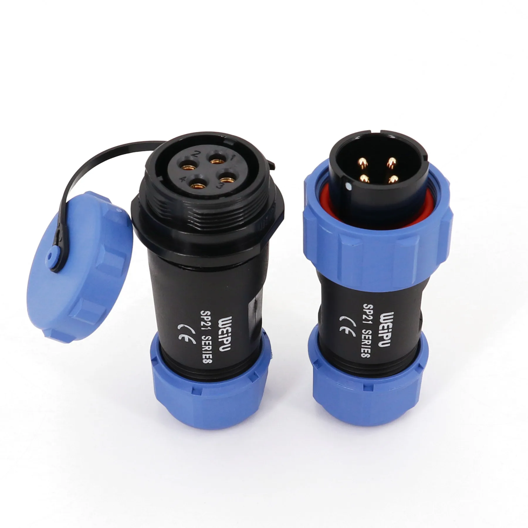 SP21 Serie Wasserdichte IP68 Männliche und Weibliche In-Line Rund Luftfahrt Kabel Stecker Stecker