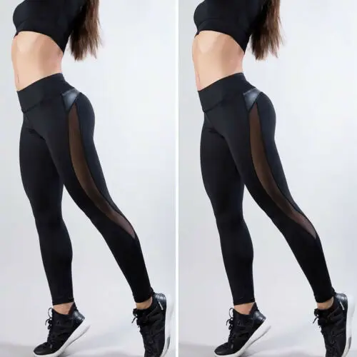 Leggings de sport taille haute pour femme, pantalon long, mode sexy, couleur unie, patchwork, fitness, nouvelle collection, offre spéciale