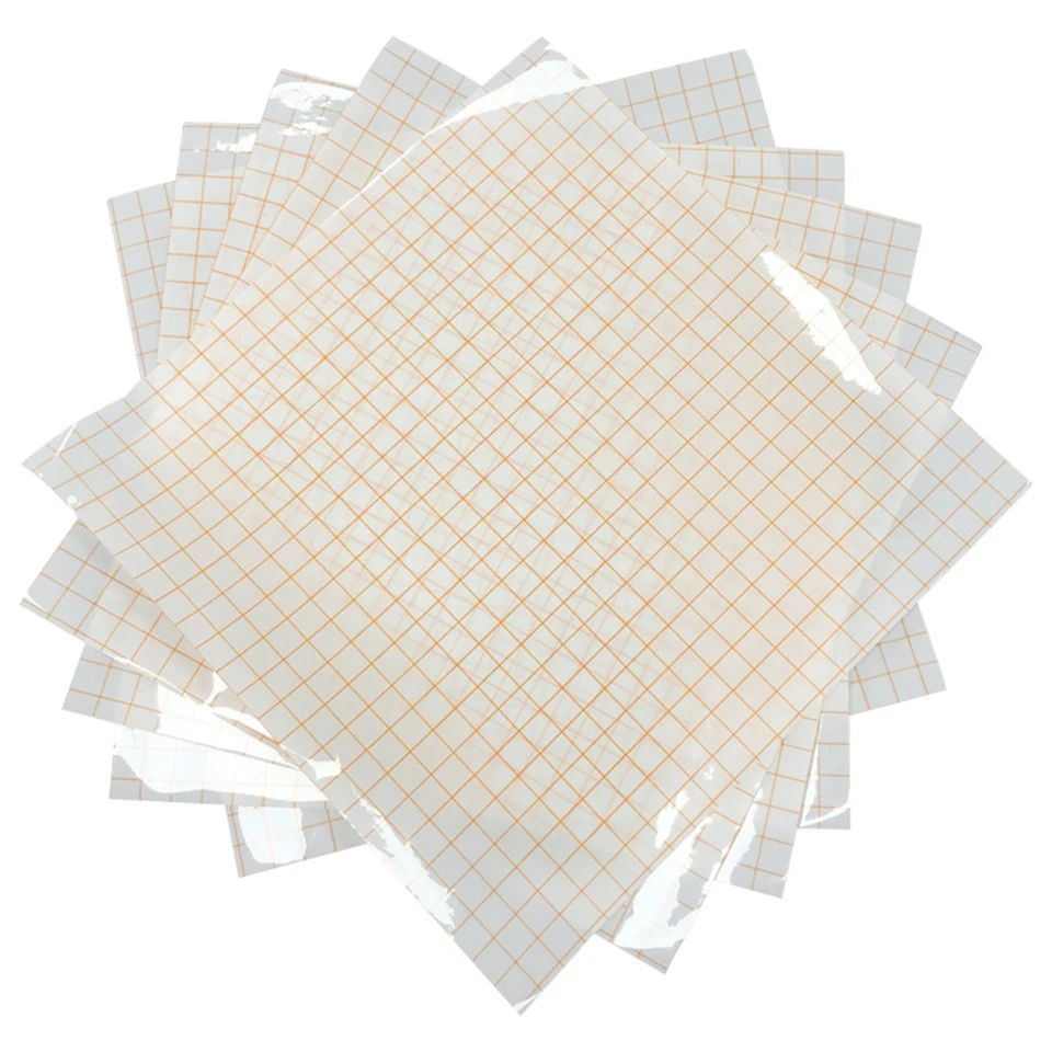 

Easy Lift Transfer Paper with Orange Grid, Perfect Alignment for Vinyl Projects, Medium Adhesive for Smooth Application TR03