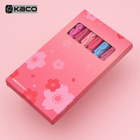 KACOGREEN SAKURA Gel Pen Black Ink Pen Kaco Core Durable Signing Pen Refill Black Refill For Shcool Office Stationery Supplies