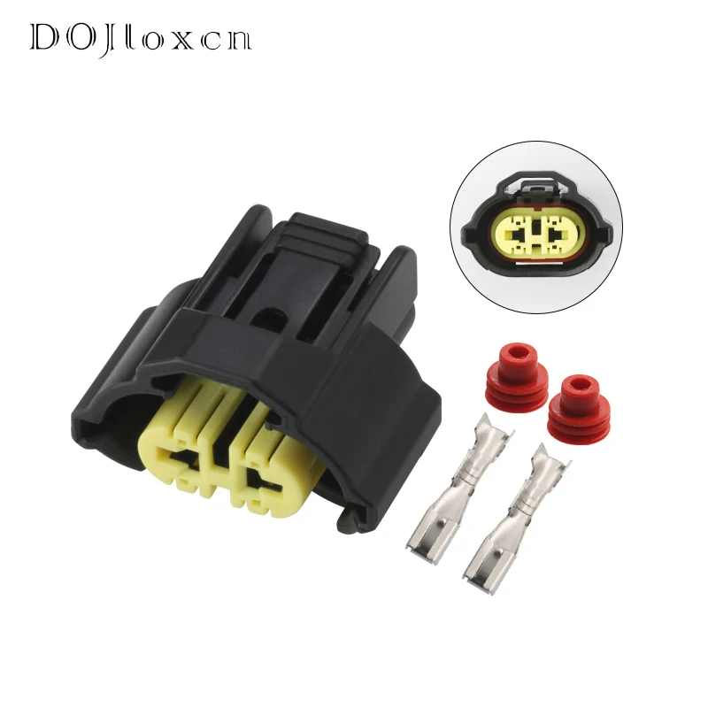 1/5/10/20/50 Sets 2 Pin Housing H11 Bulb For Fog Light Electrical Auto Automobile Waterproof Harness Black Wiring Plug