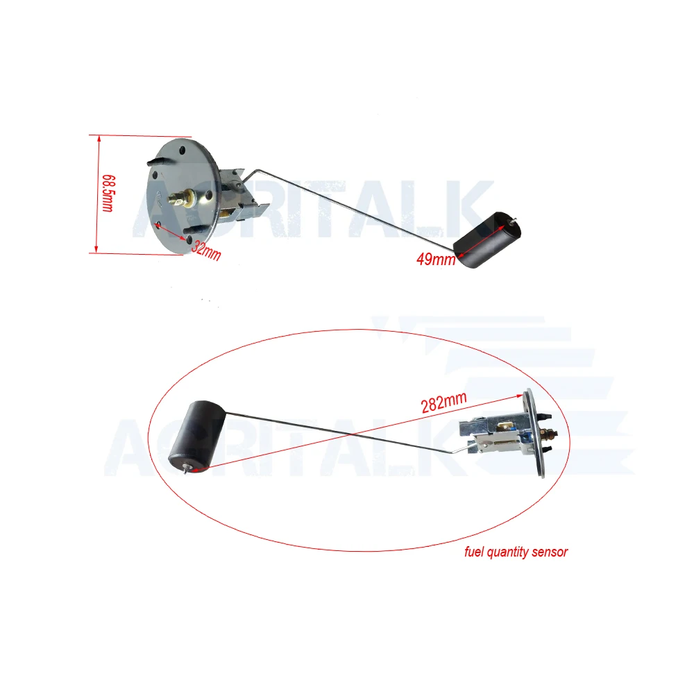 Fuel quantity float for JINMA JM254 /,JM284 , two colors to choose, pleaes check the dimenssions firstly, part number: FG-309