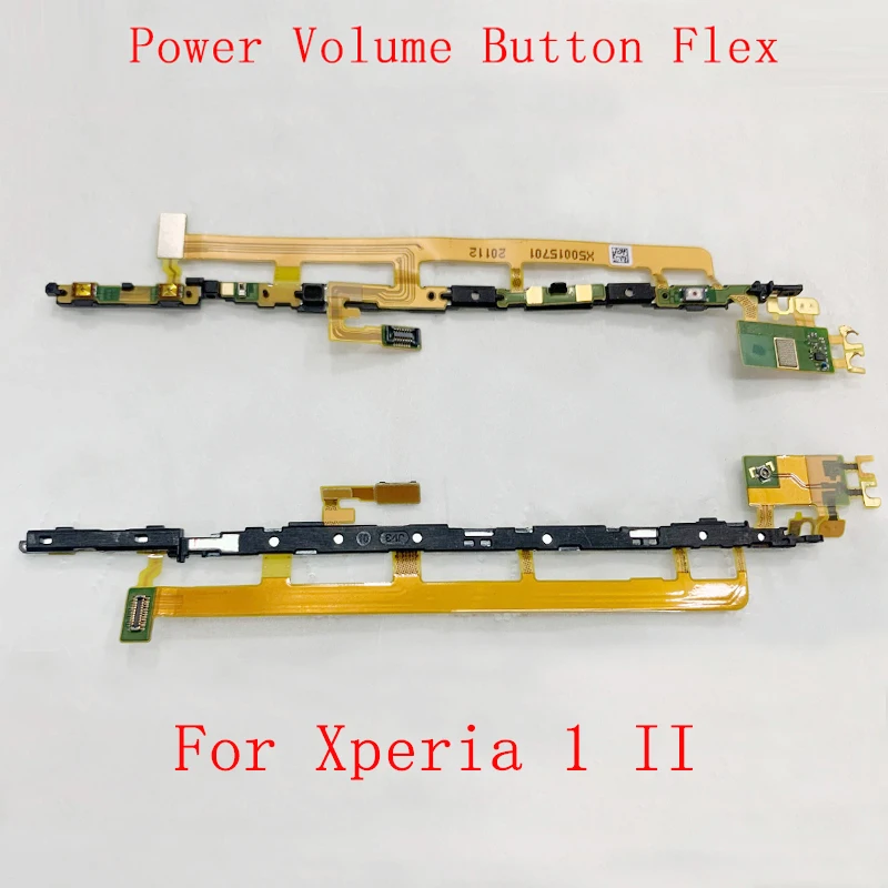 Power On Off Button Volume Switch Control Flex Cable Ribbon For Sony Xperia 1 II Power Volume Side Button Flex