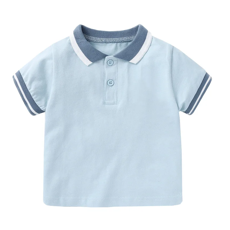 Baby Polo Shirts Cotton Summer Toddler Tshirt 1-4y Quality Children Tops Tee Kids Clothes