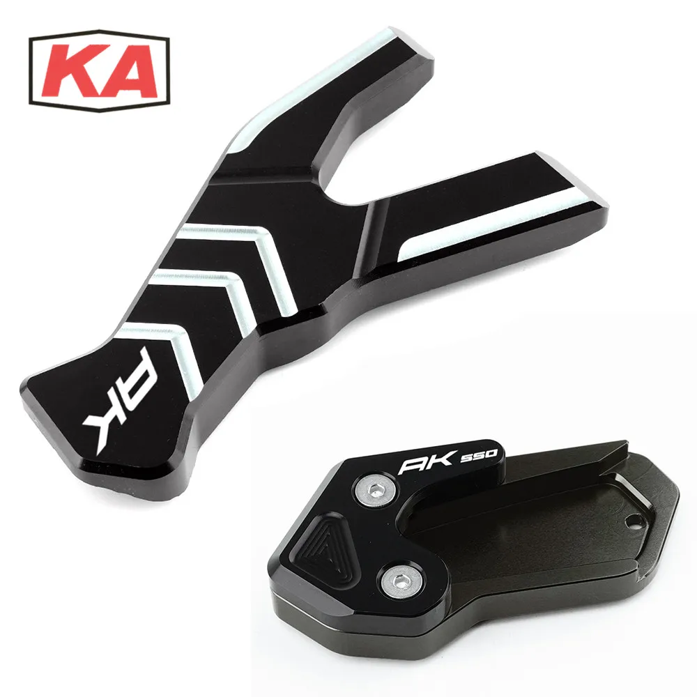 

For KYMCO AK550 AK 550 2017 2018 2019 2020 Motorcycle Side Stand Pad Enlarger Plate & Kickstand Side Auxiliary Seat Extention