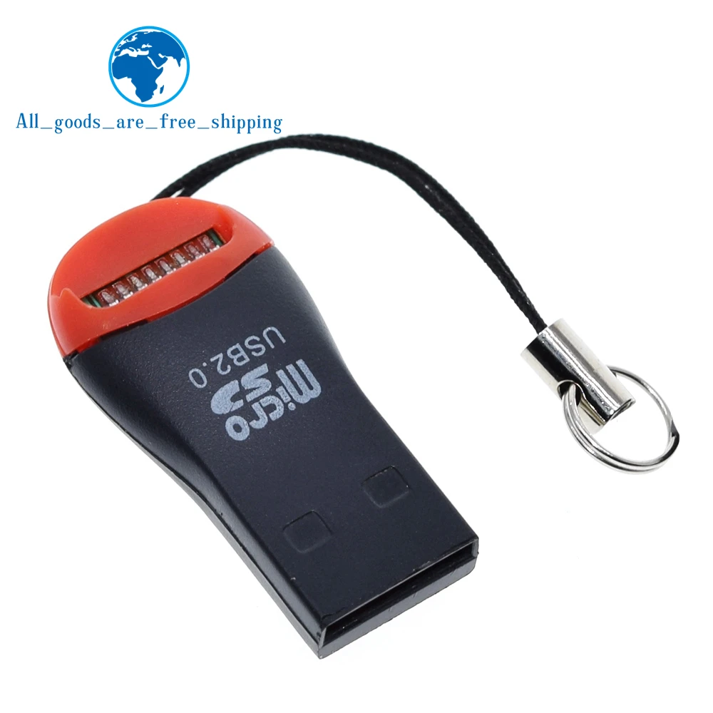 USB 2.0 Micro SD SDHC TF Flash Memory Card Reader Mini adattatore per Laptop