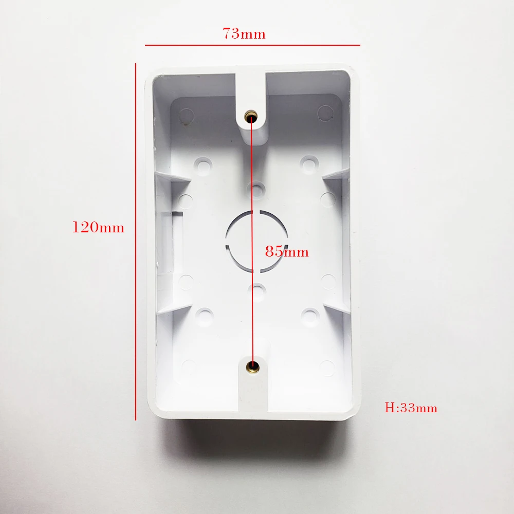 118 Style Surface Mounted Box  American Standard Wall Switch Exposed Box Italian Power Socket Installation Junction Bottom Boxs