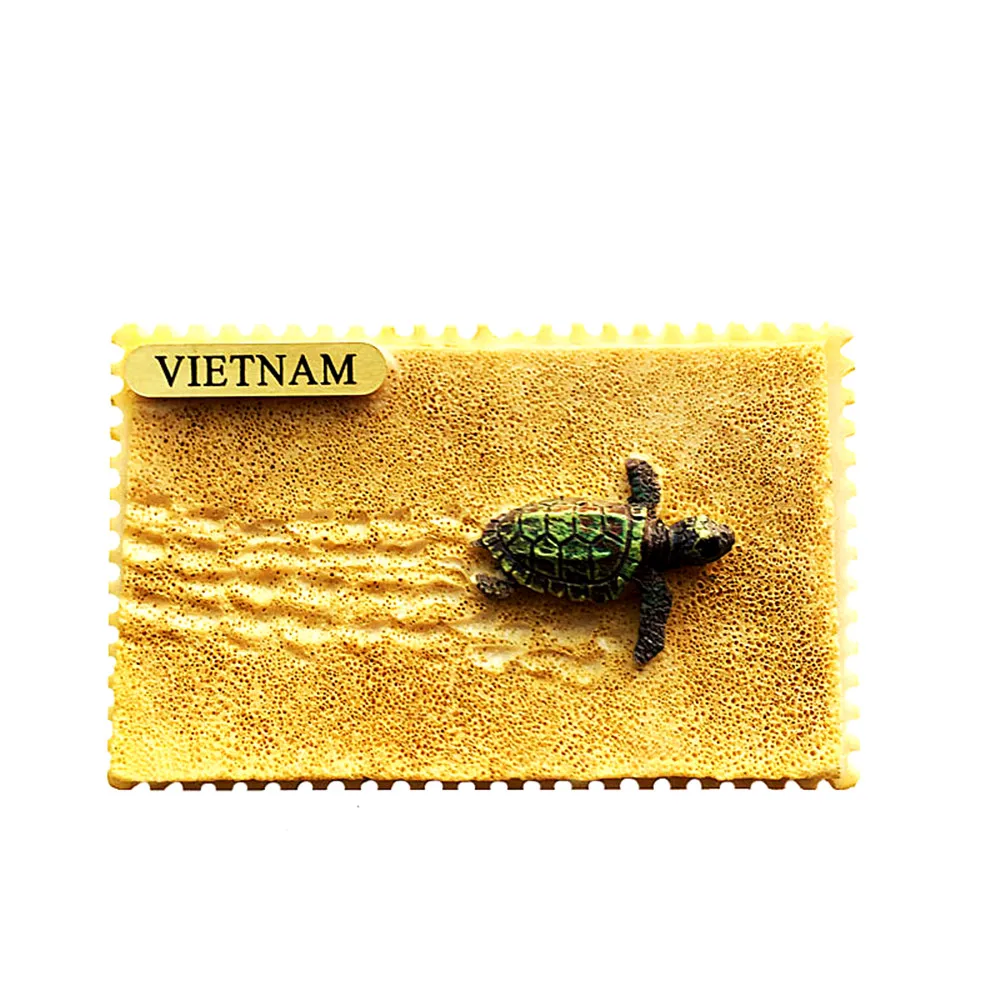 Caribbean scenery Vietna fridge magnet Czech Thailand Korea Frankfurt Ukraine Paris Vietnam California Souvenir Home Decor