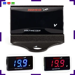 Motorcycle  Mini Voltage Meter Voltmeter for DC 9V LED Digital Display for Honda Yamaha Kawasaki Ducati KTM Vehicles