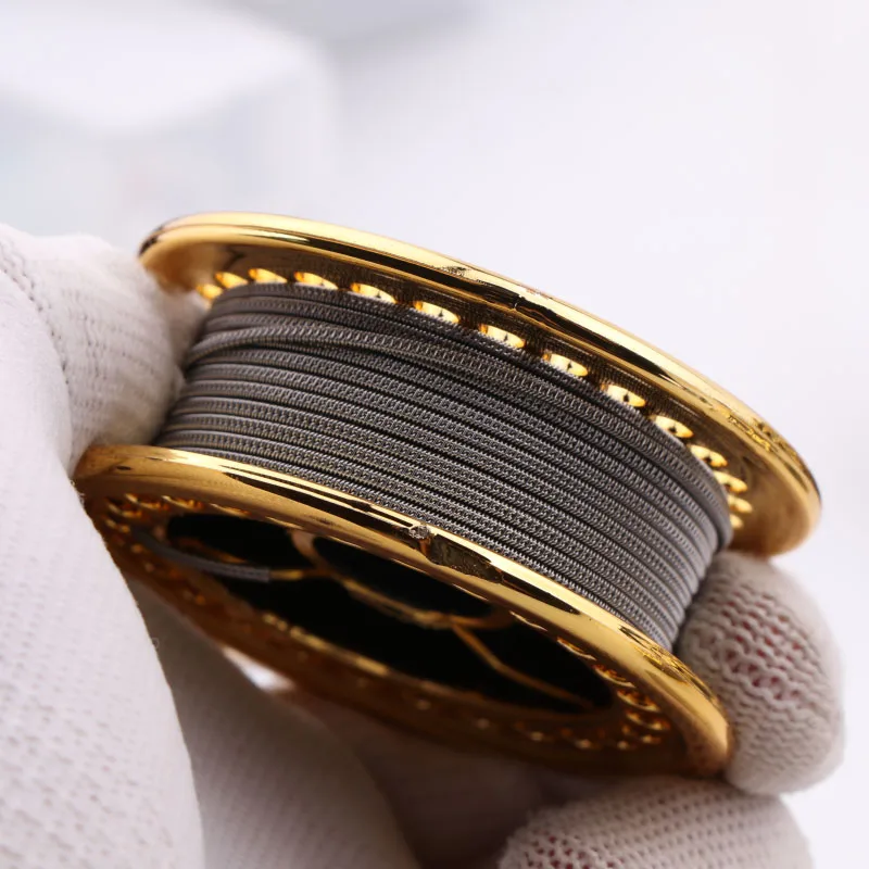 XFKM-cable taiji escalonado A1 Juggernaut, herramienta de bobina de cables de calefacción de tanque reconstruible, Clapton, RDA, RBA, 5 m/rollo