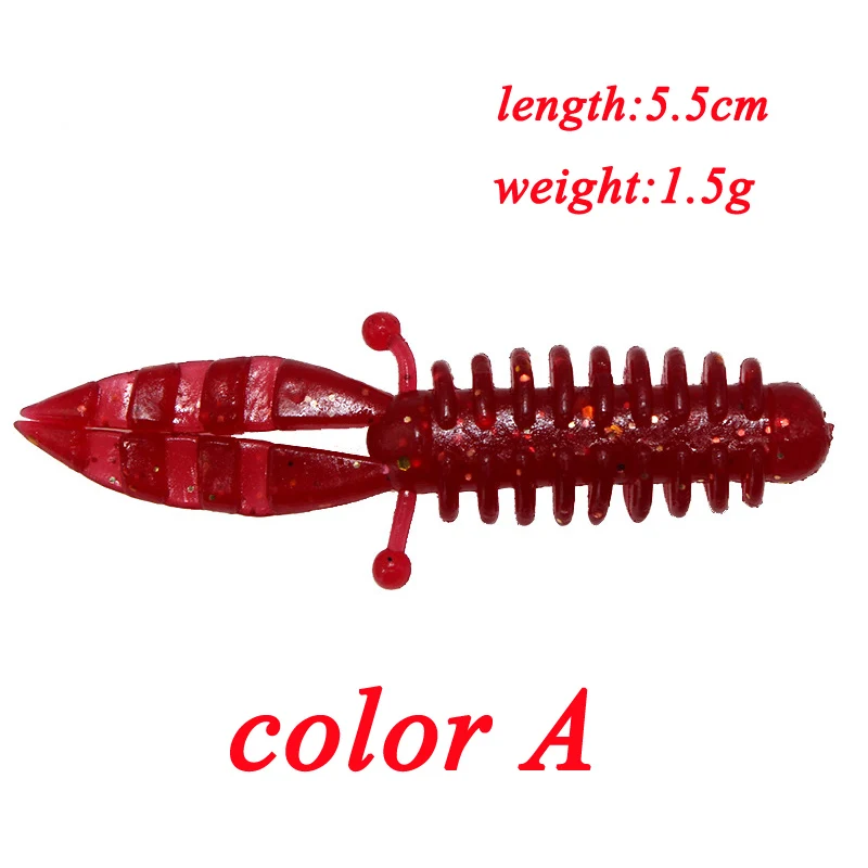 1Pcs 1.5g Soft Lures Creature Claws Flipping Bait Craw Lobster Crawfish Crayfish Artificial Bait Trout Salmon Bass Fishing Lure