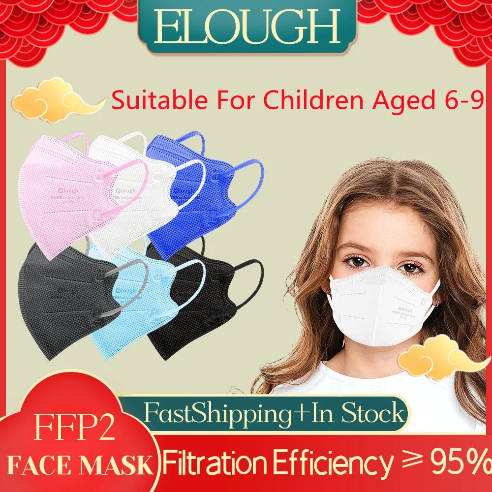 

KIDS mascarillas FPP2 niños Elough 10-100 PCS ffp2 mascarillas fpp2 homologadas respiratory kn95 certificadas Children mask