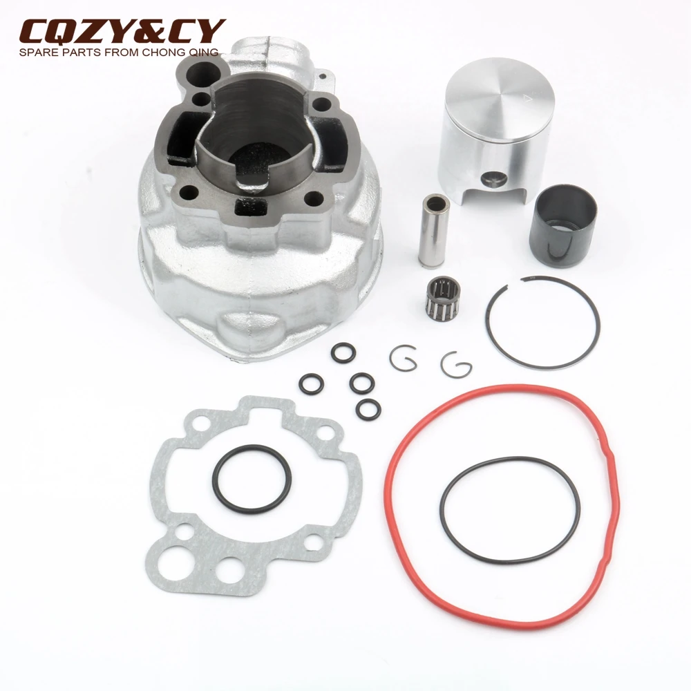 Motorcycle 49mm 90cc Big Bore Cylinder Kit for Yamaha DT50 TZR 50 AM6 Minarelli 2 Stroke Engine Parts