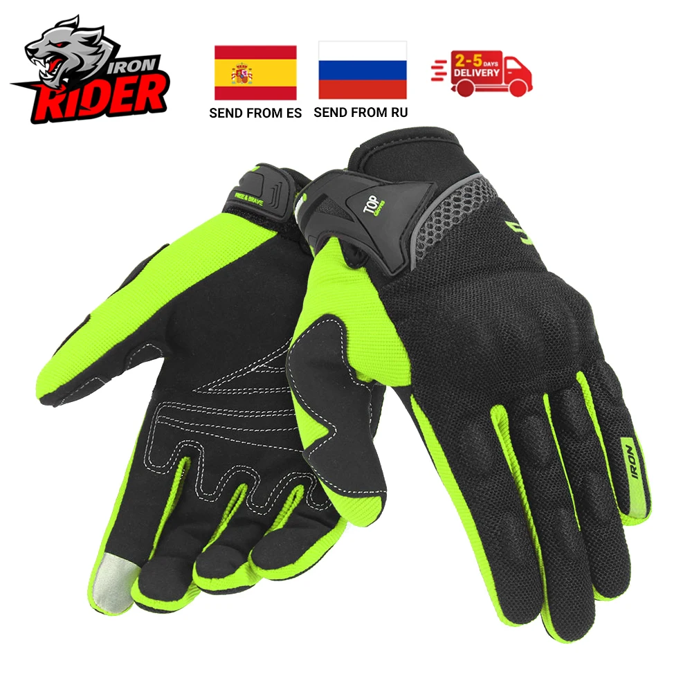 

HEROBIKER Motorcycle Gloves Full Finger Motorbike Equipment ATV Rider Sports Protect Glove Breathable Motorbike Motocross Gloves