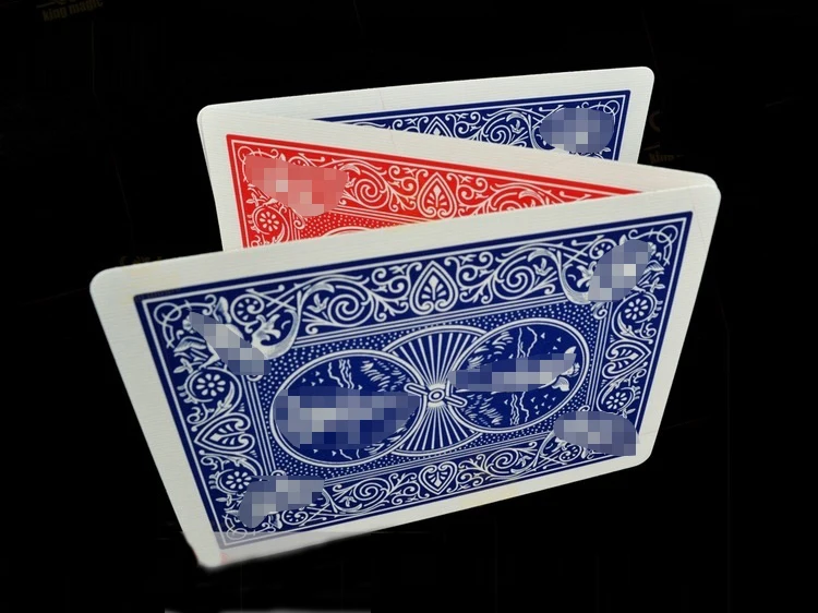 8 Pcs Magic Cards Special Gaff Cards Magic Tricks Red/Blue, Double Face/Back/Blank, Face/Blank For Magician Props