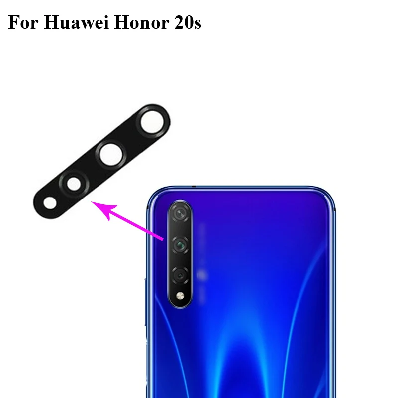 

Original New For Huawei Honor 20S Back Rear Camera Glass Lens Cover For Huawei Honor 20 S test good Honor20s Replacement Parts